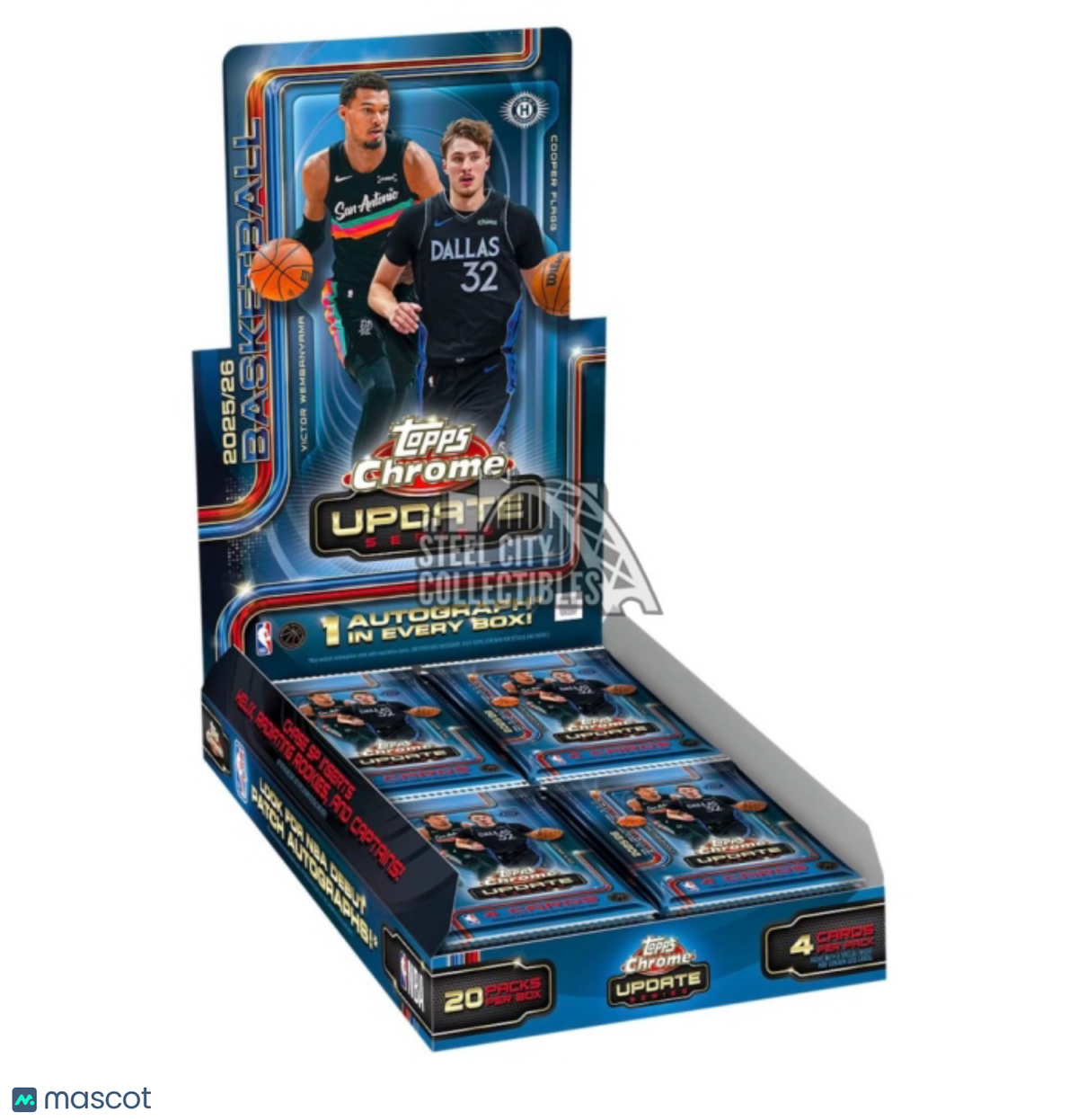 2025-26 Topps Chrome Update Series Basketball Hobby Box