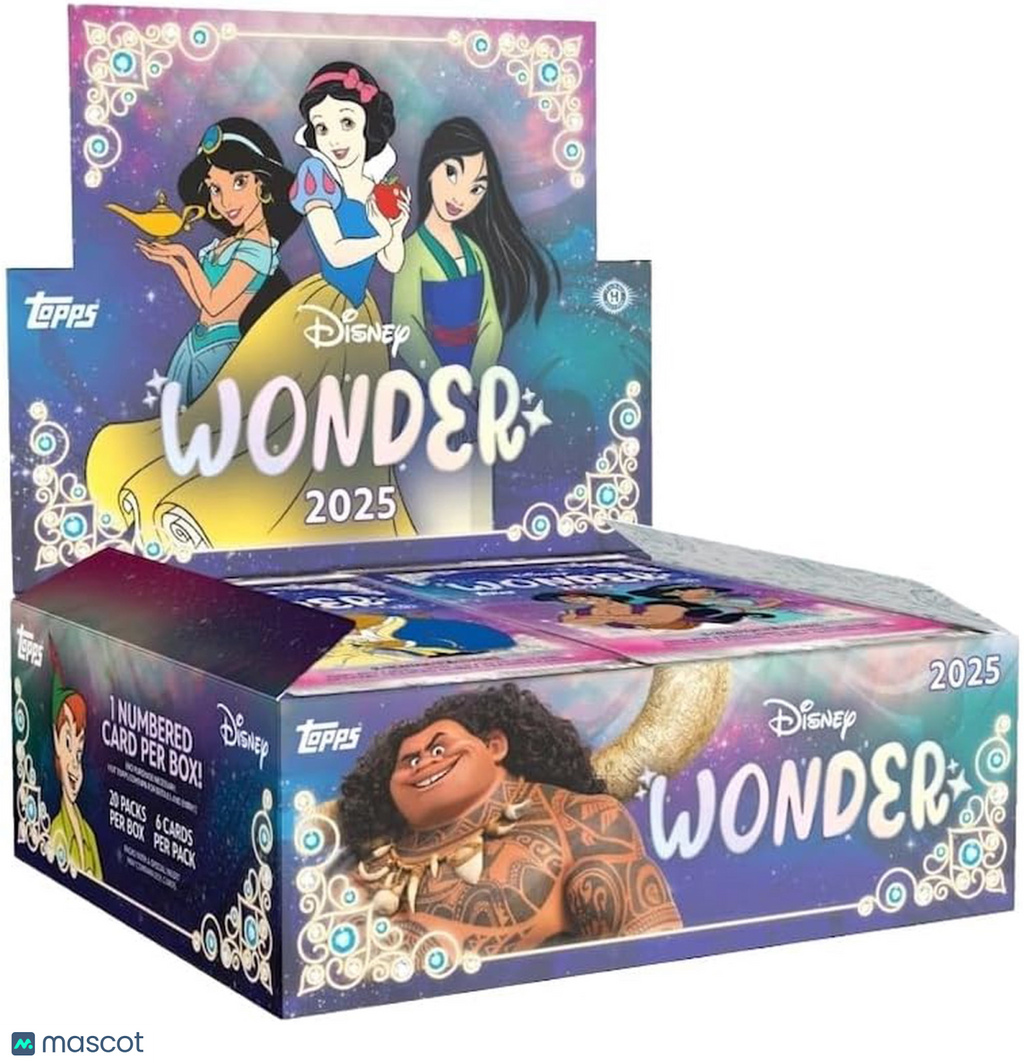 Topps 2025 Disney Wonder Hobby Box - 20 Packs