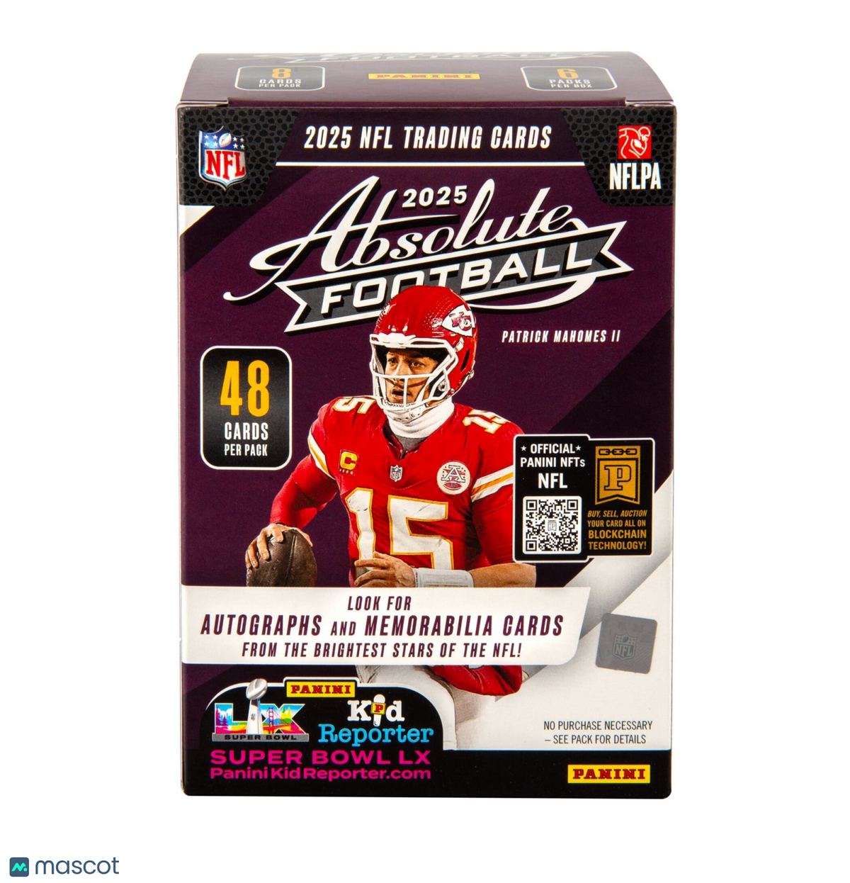 2025 Panini Absolute Football Trading Cards Blaster Box
