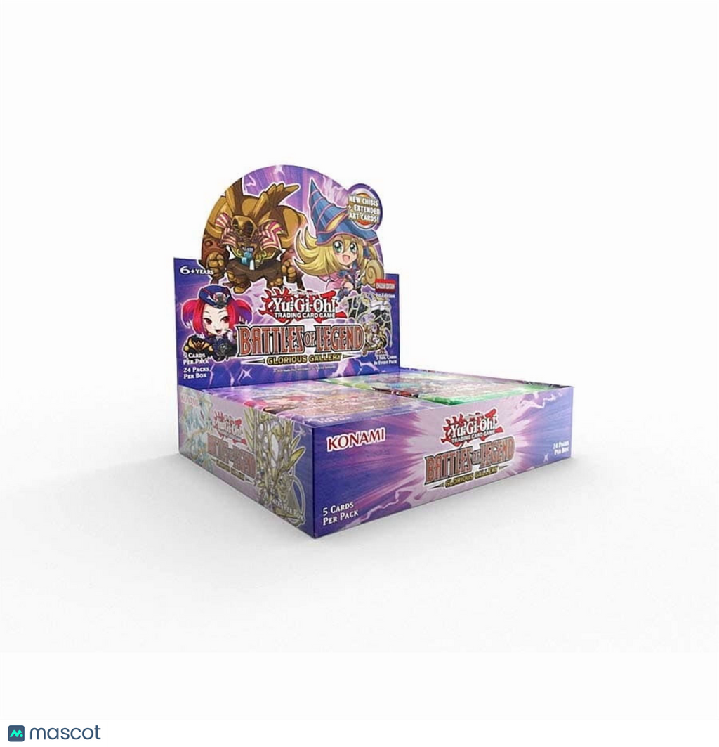 Yu-Gi-Oh! Trading Card Game: Battle of Legends Glorious Gallery Booster Display