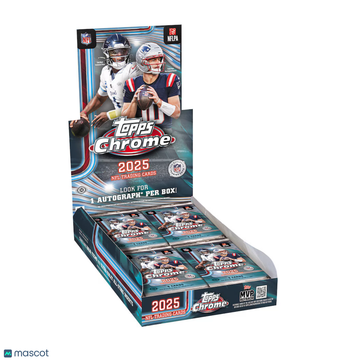 Topps 2025 Chrome Football NFL Hobby Box
