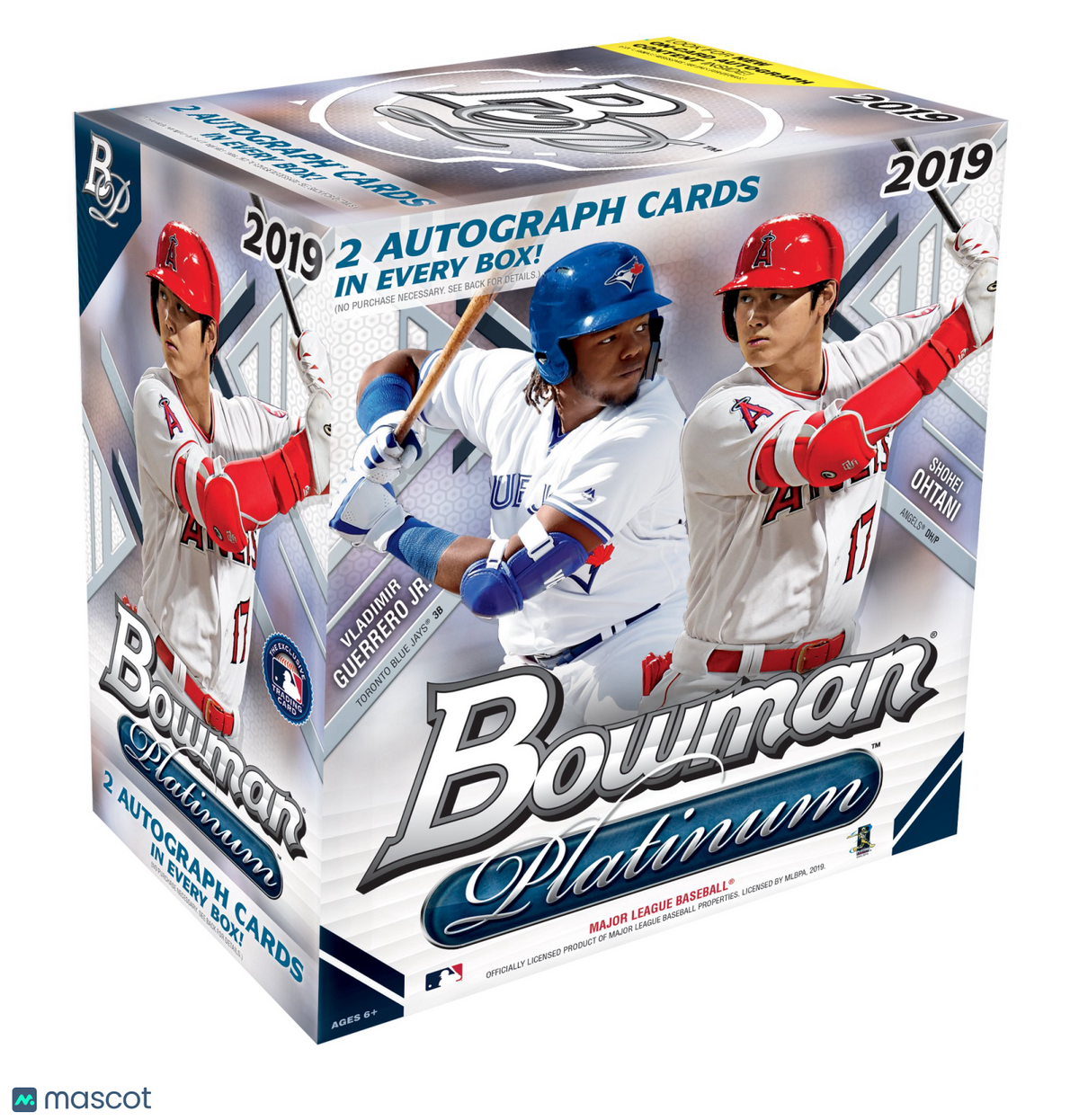2019 Topps Bowman Platinum Baseball Monster Box- 2 Autographs per Box