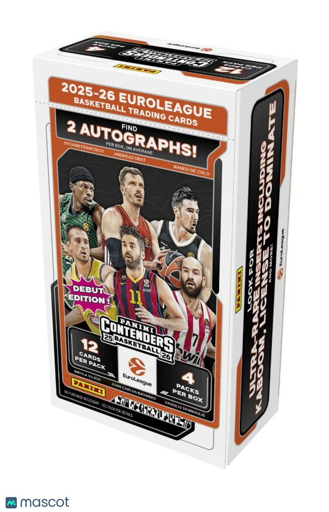 Panini 2025/26 Contenders EuroLeague Basketball Hobby Box