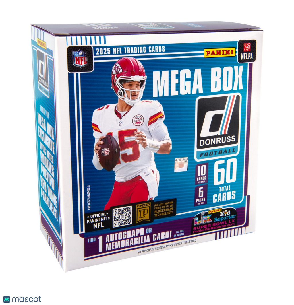 Panini 2025 Donruss Football Mega Box