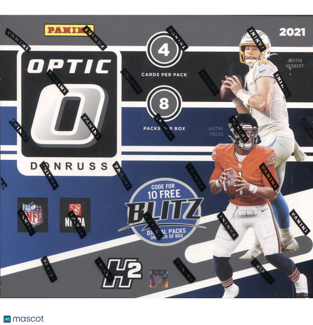 2021 Panini Donruss Optic Football H2 Hobby Hybrid Box