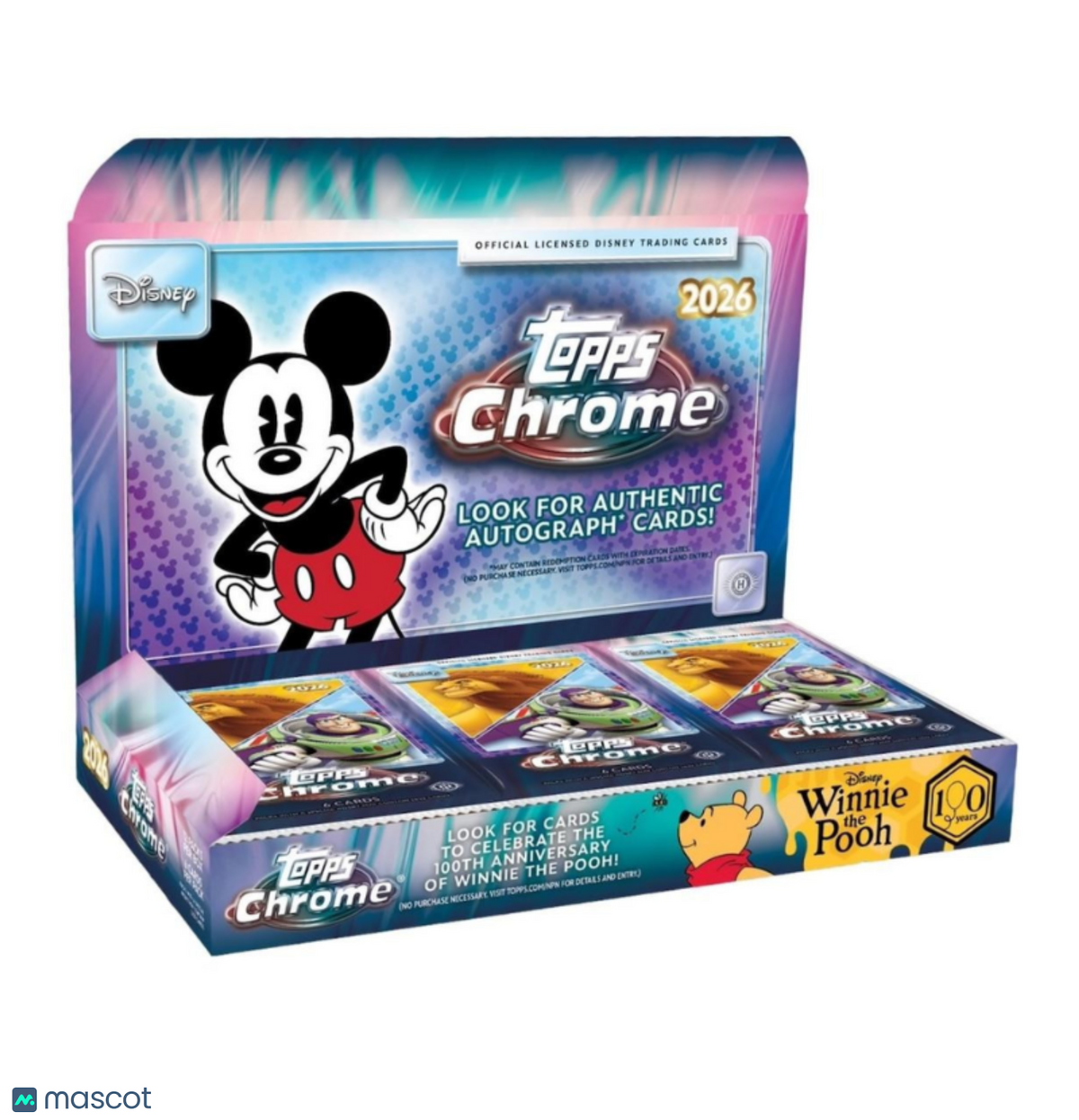 Topps 2026 Chrome Disney Hobby Box
