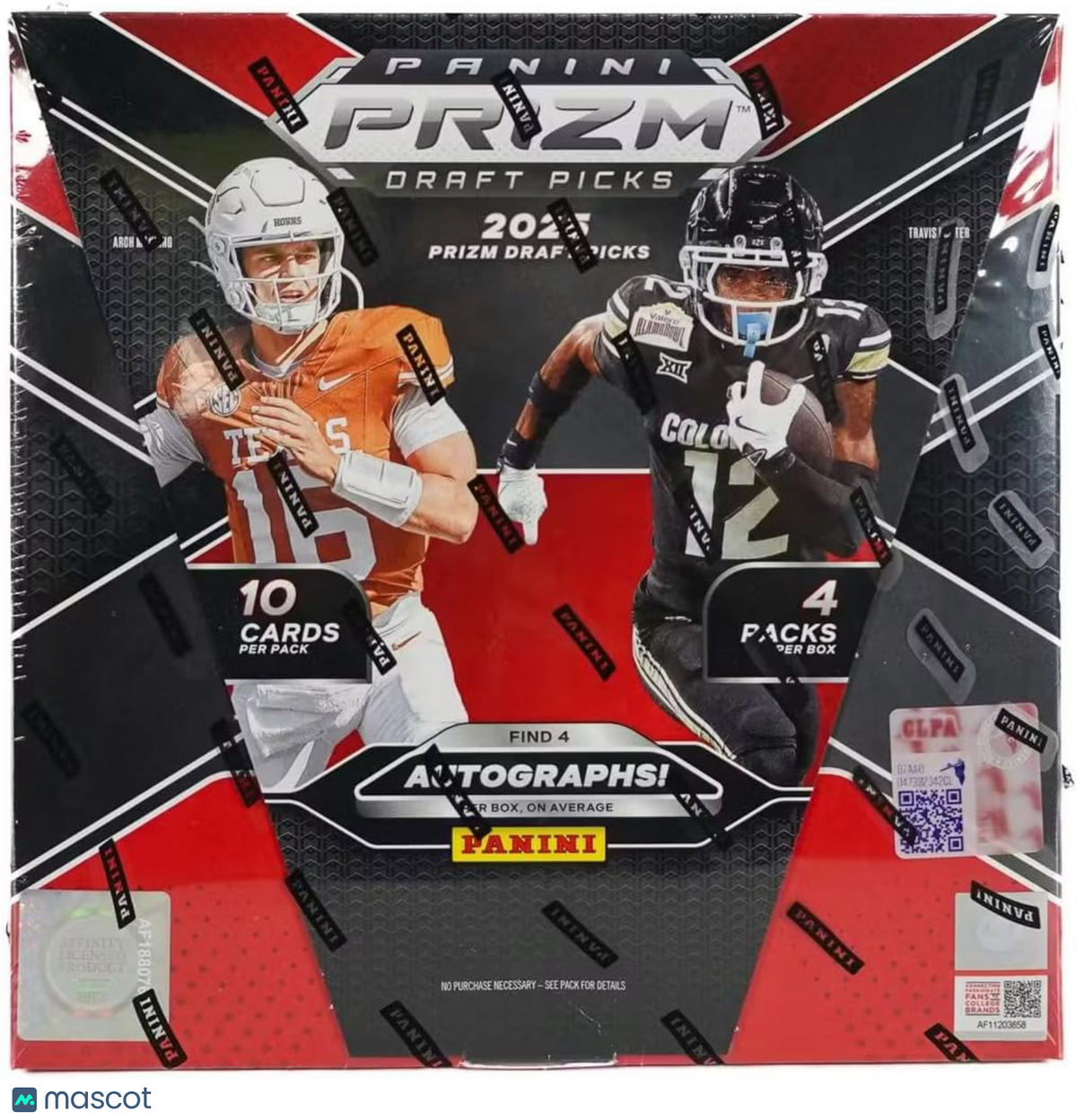 2025 Panini Prizm Draft Picks Football Hobby Box