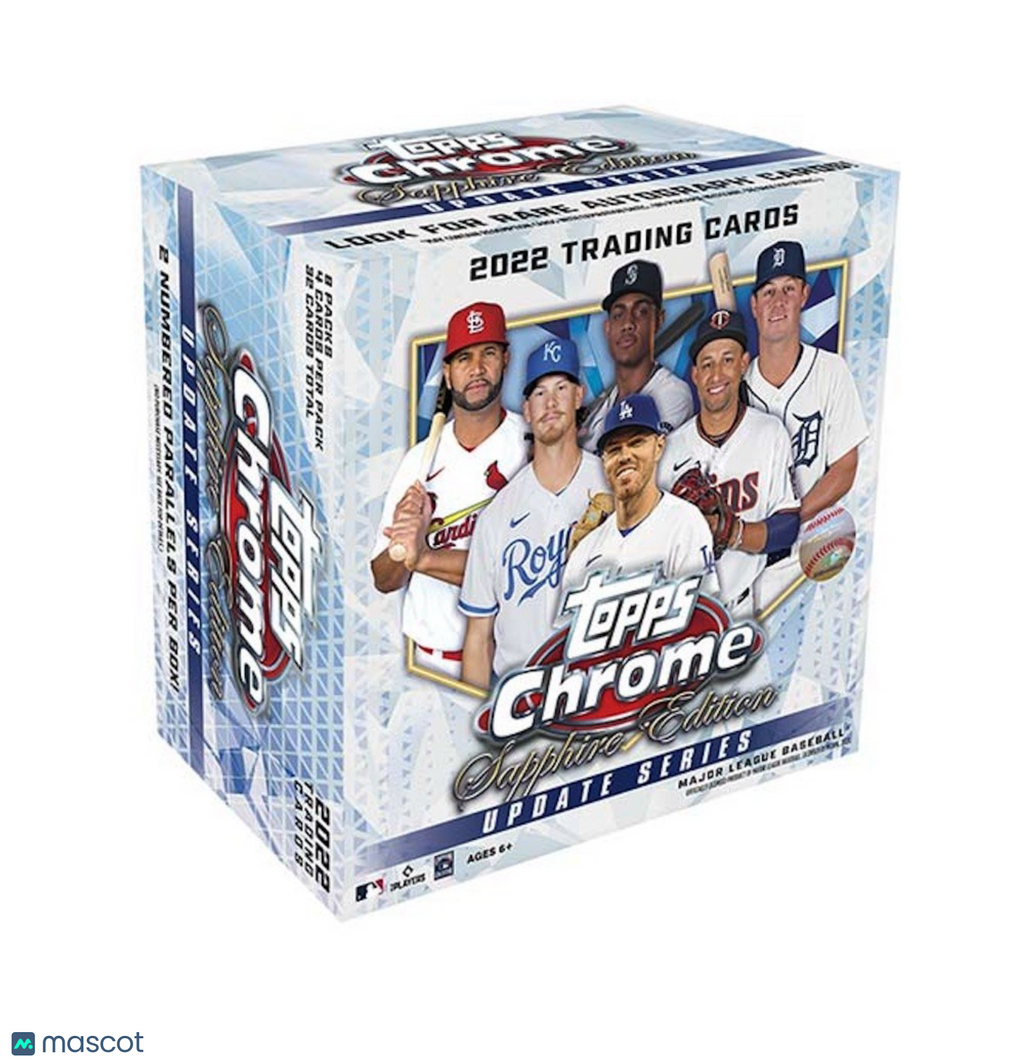 Topps 2022 Chrome Update Series Sapphire Baseball Hobby Box