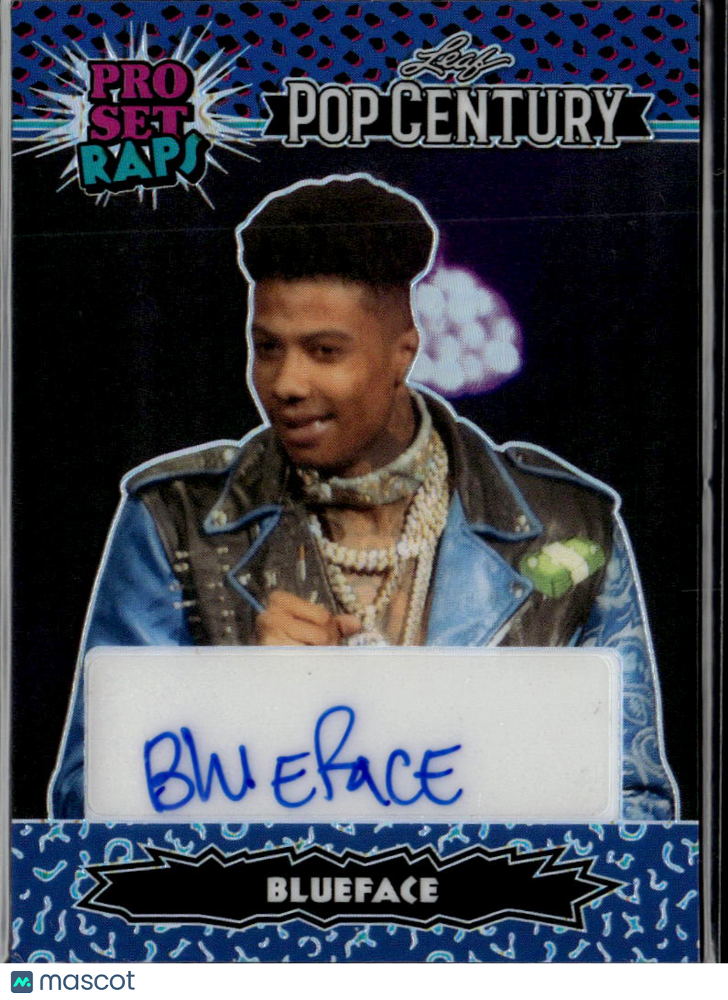 Blueface 2023 Leaf Pop Century Raps Auto Autograph 16/25