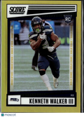 Kenneth Walker III 2023 Score GOLD Prizm Rookie RC 29/50 Seattle Seahawks