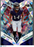 Kyle Hamilton 2022 Phoenix Fire & Ice Prizm Rookie RC 13/50 Baltimore Ravens