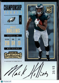 Mack Hollins 2017 Contenders Auto Autograph RC Philadelphia Eagles 38/49