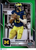 Bryce Underwood 2025 Bowman Chrome 1st Green Refractor 5/99 Michigan Wolverines