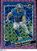 Jack Campbell 2023 Optic Rated Rookie Pink Velocity Prizm RC 70/79 Detroit Lions
