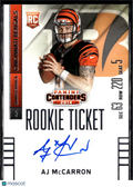 AJ McCarron 2014 Contenders On Card Auto Autograph RC Cincinnati Bengals