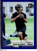 Trace McSorley 2019 Optic Rated Rookie Purple Prizm 46/50 Baltimore Ravens