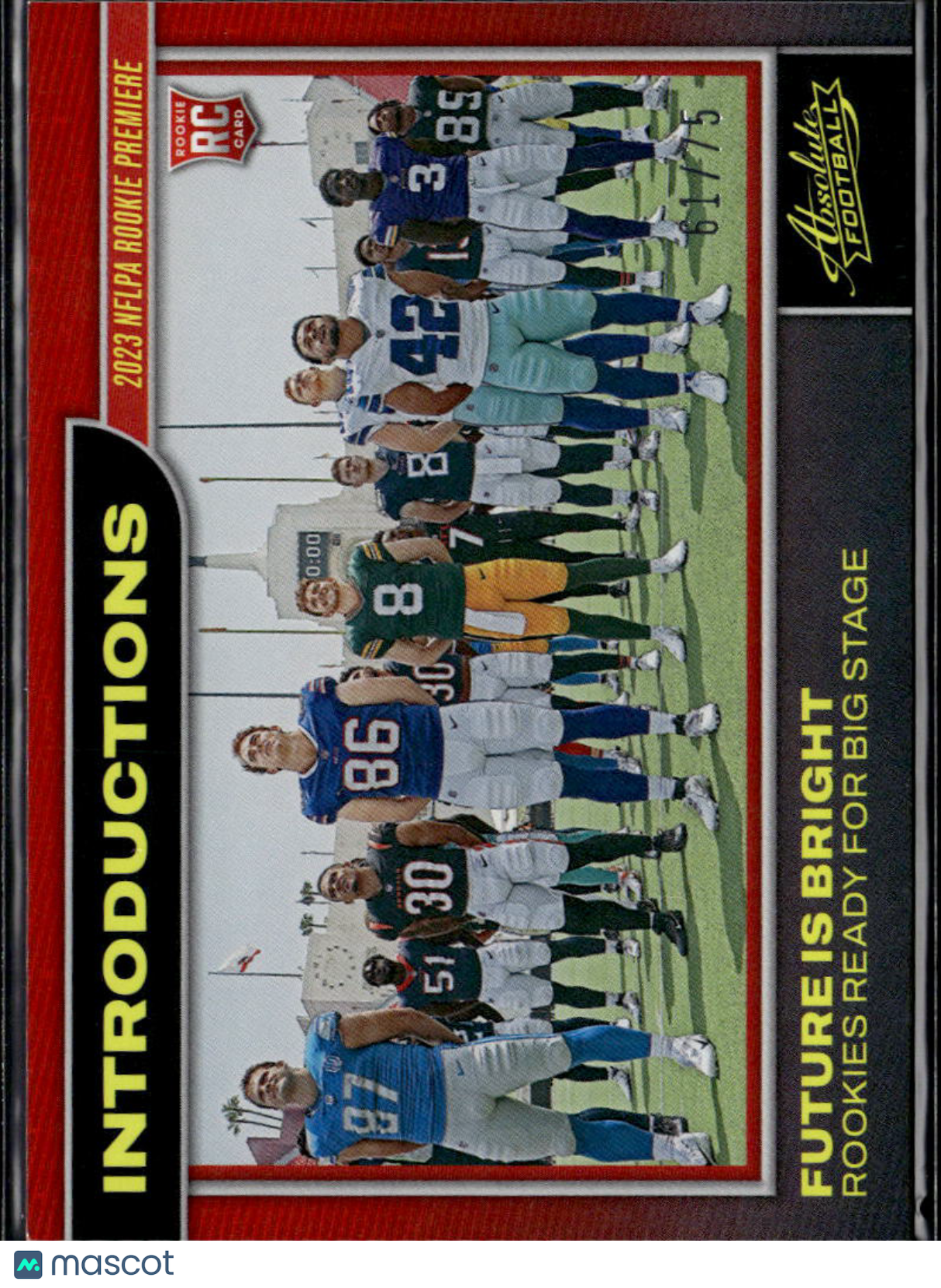 Future Is Bright 2023 Absolute Orange Rookie Rookies Ready Aidan Hutchinson /75