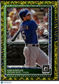 Ian Kinsler 2025 Panini Donruss Optic Yellow Laser /10 Texas Rangers
