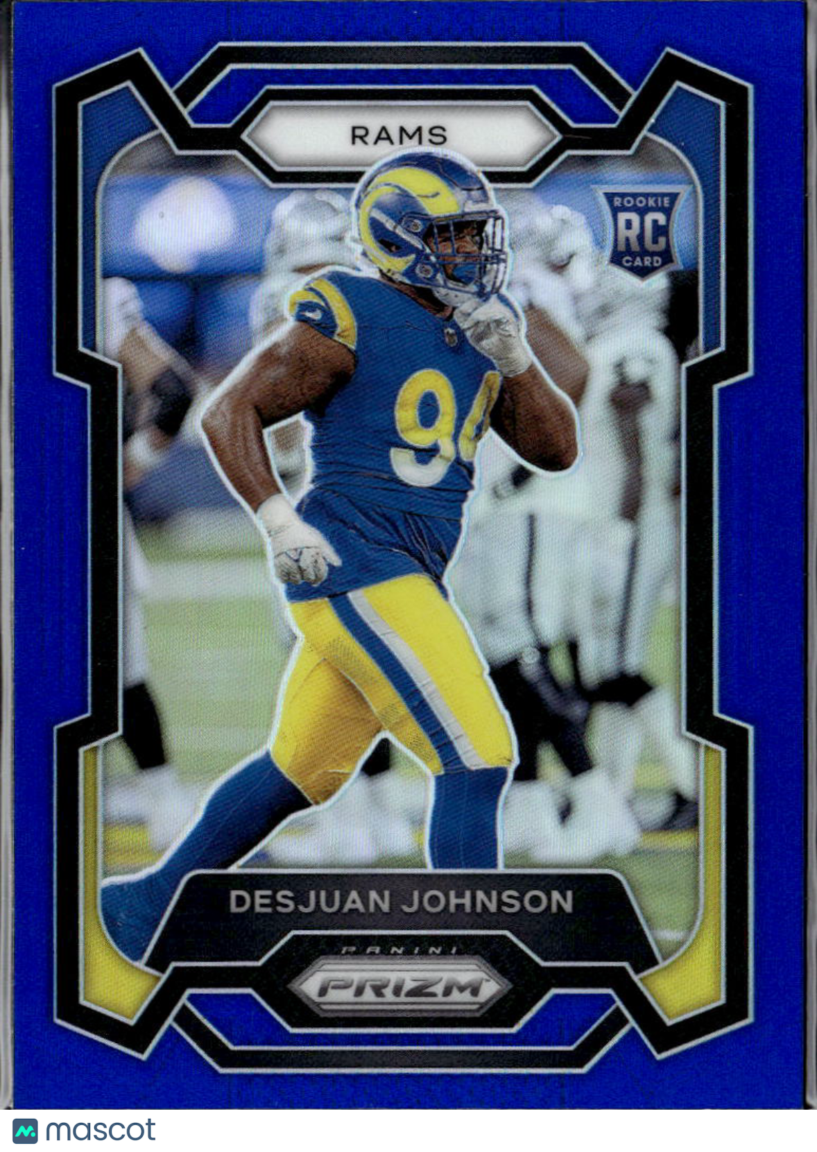 Desjuan Johnson 2023 Prizm Retail Blue Prizm SSP Rookie RC Los Angeles Rams