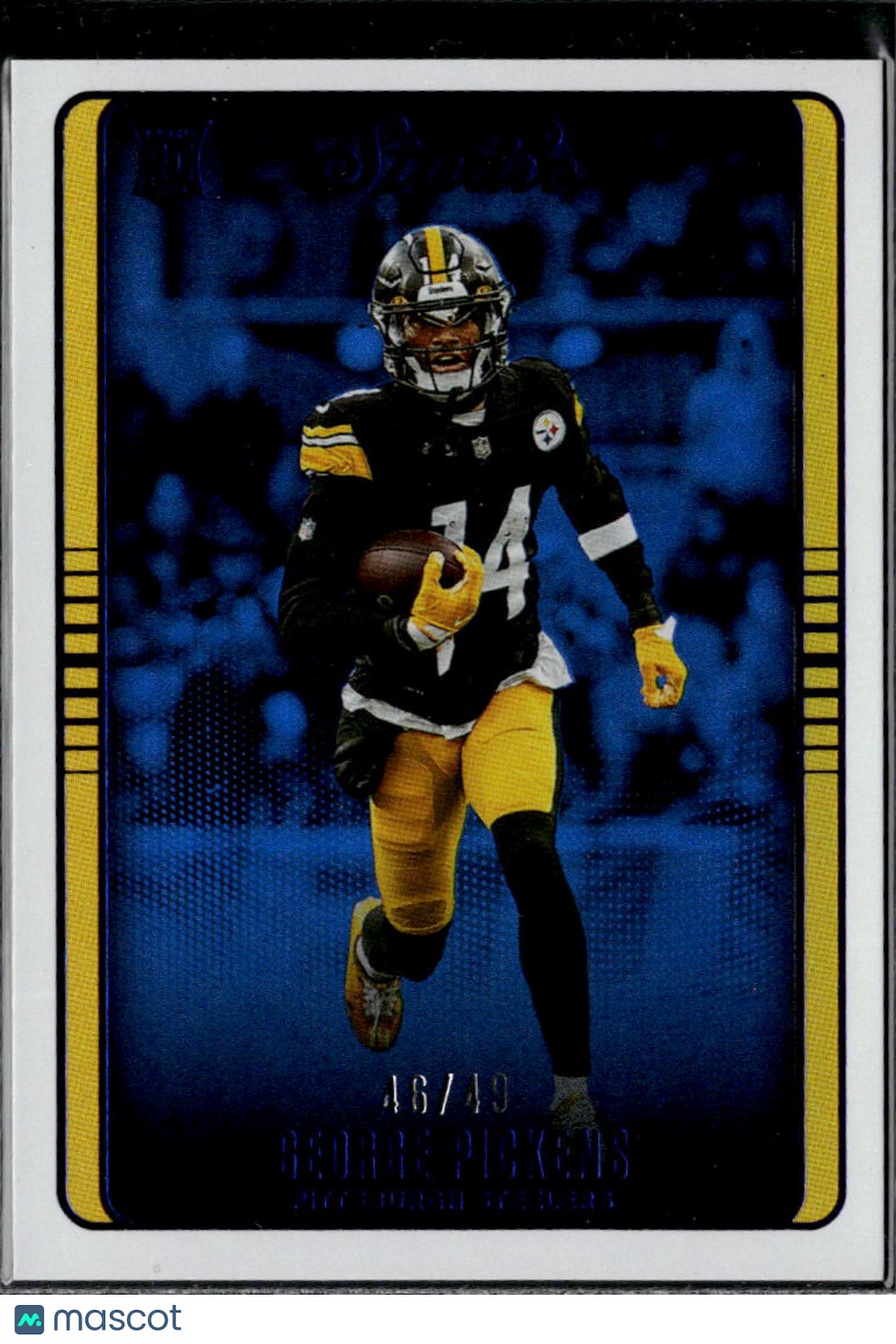 George Pickens 2023 Studio Blue Rookie RC 46/49 Dallas Cowboys Steelers