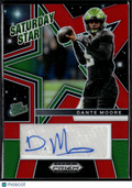 Dante Moore 2025 Prizm Draft Picks Auto Autograph RC RED Oregon Ducks 314/399