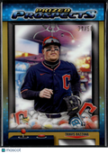 Travis Bazzana 2025 Bowman Chrome Prized GOLD Refractor RC 31/50 Guardians