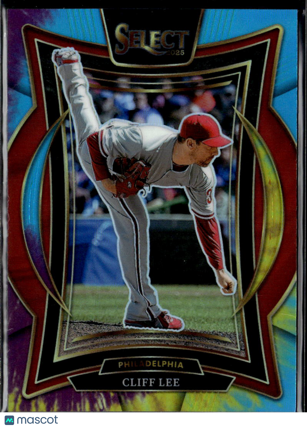 Cliff Lee 2025 Select Tie-Dye Prizm 16/25 Philadelphia Phillies