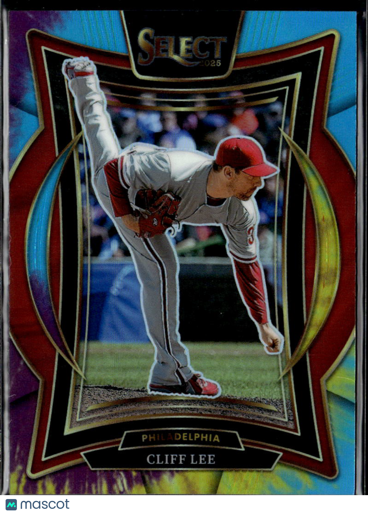 Cliff Lee 2025 Select Tie-Dye Prizm 16/25 Philadelphia Phillies