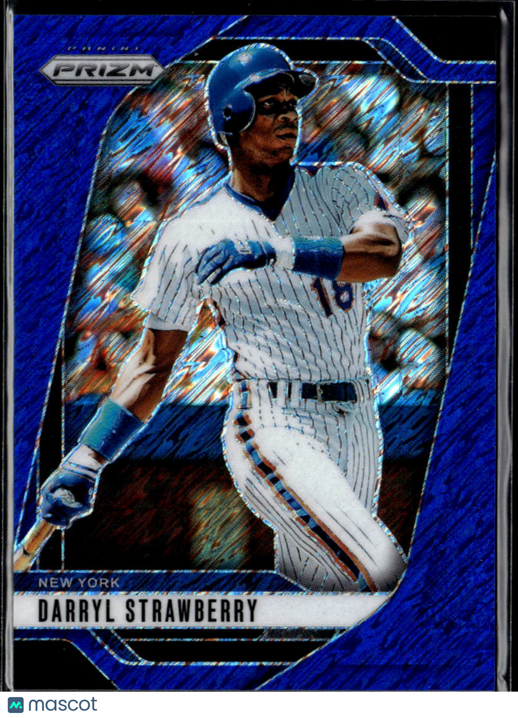 Darryl Strawberry 2025 Prizm BLue Shimmer SSP 13/15 New York Mets