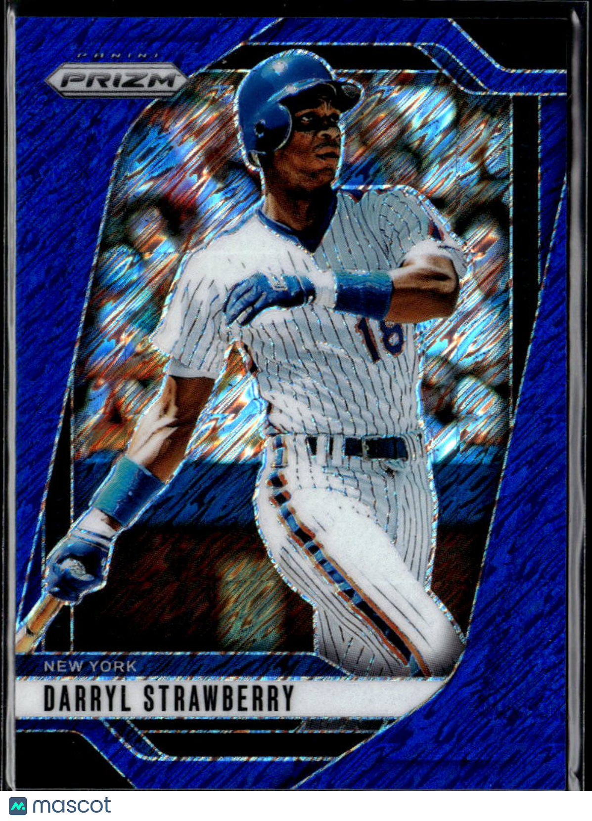 Darryl Strawberry 2025 Prizm BLue Shimmer SSP 13/15 New York Mets
