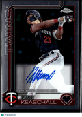 Luke Keaschall 2025 Topps Chrome Auto Autograph RC Minnesota Twins