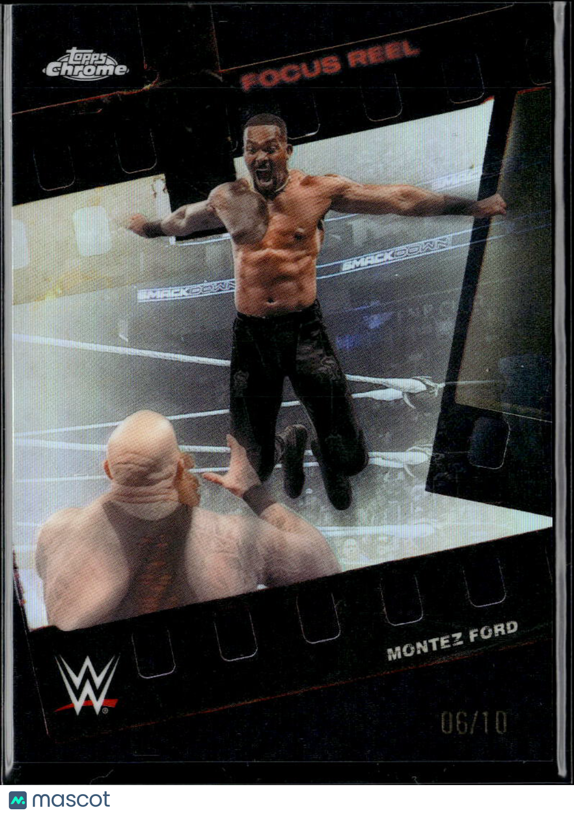 Montez Ford 2026 Topps Chrome Focus Reel Black Refractor 6/10 WWE