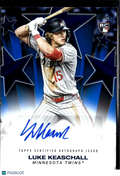 Luke Keaschall 2025 Topps Baseball Stars Auto Autograph RC 85/150 Twins