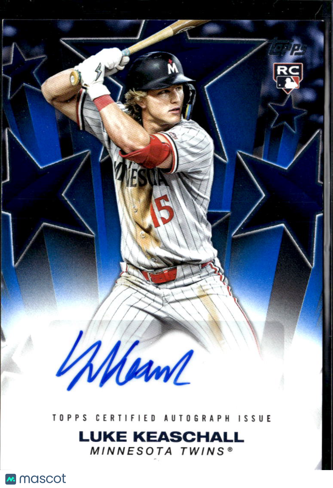 Luke Keaschall 2025 Topps Baseball Stars Auto Autograph RC 85/150 Twins
