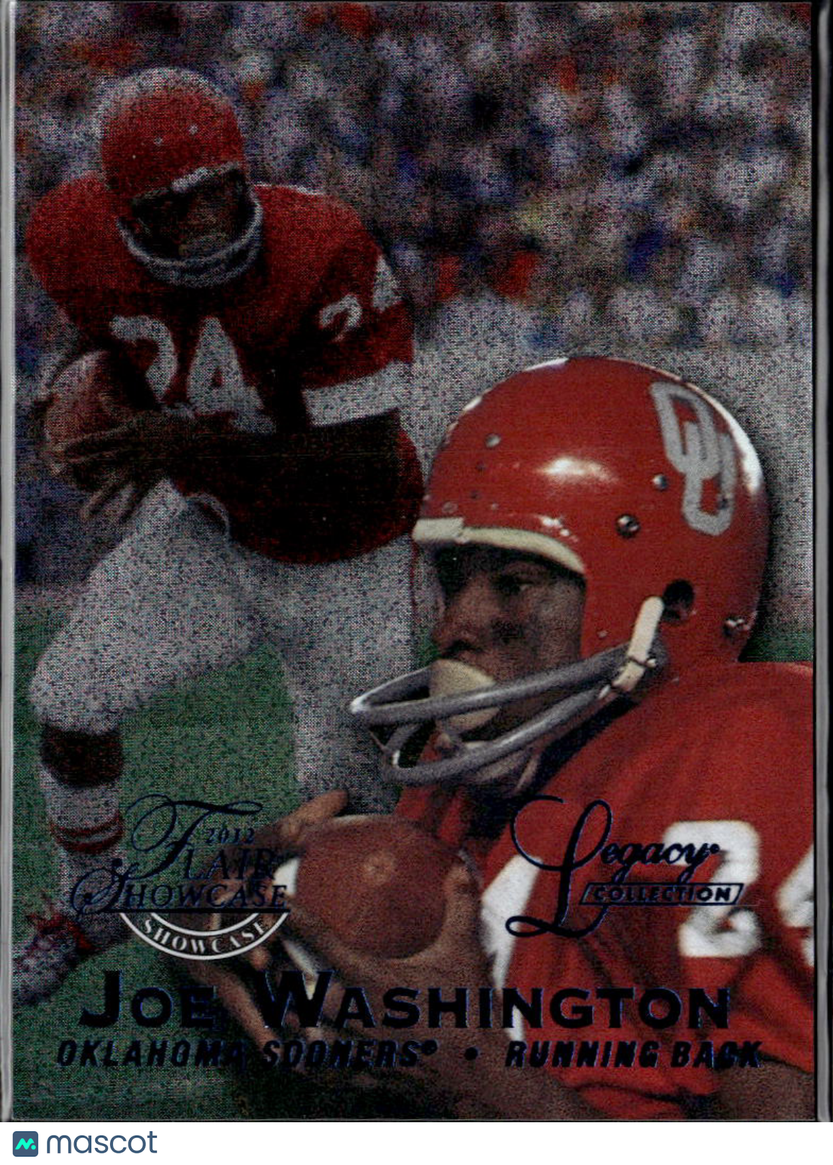 Joe Washington 2013 Fleer Retro Flair Showcase Legacy Oklahoma Sooners 56/100