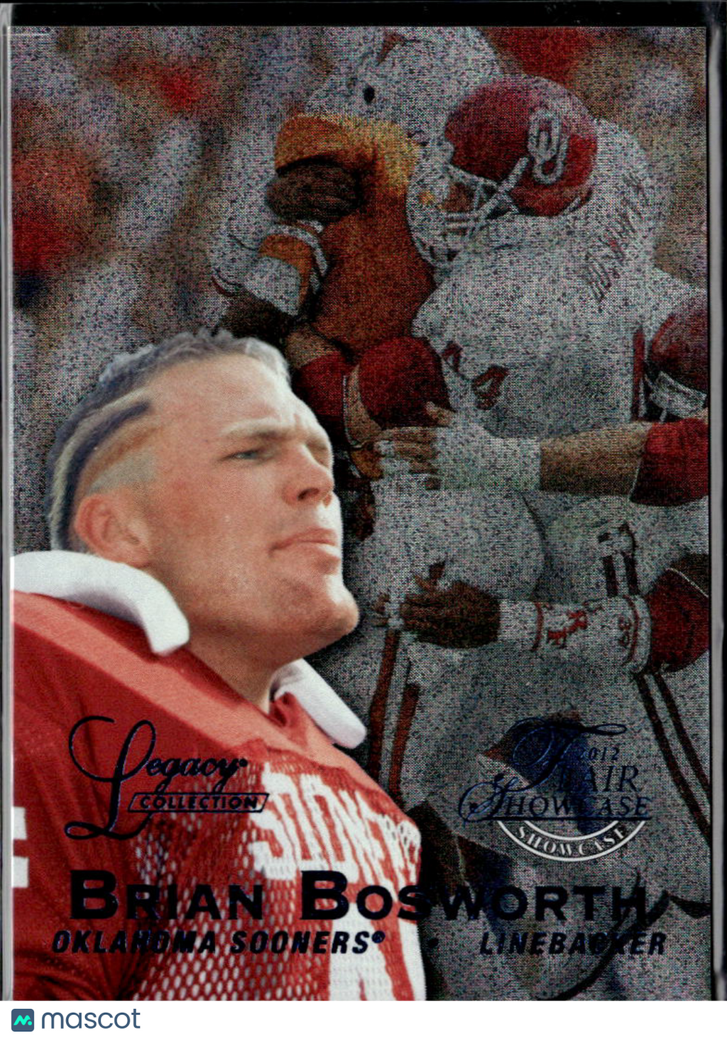 Brian Bosworth 2013 Fleer Retro Flair Showcase Legacy Oklahoma Sooners 30/100