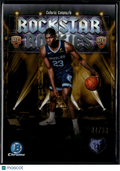 Cedric Coward 2025 Bowman Chrome GOLD Refractor Rookie 44/50 Memphis Grizzlies