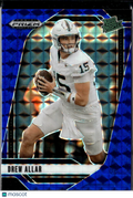 Drew Allar 2025 Prizm Draft Picks Blue Mosaic Prizm Rookie RC 46/89 Penn State