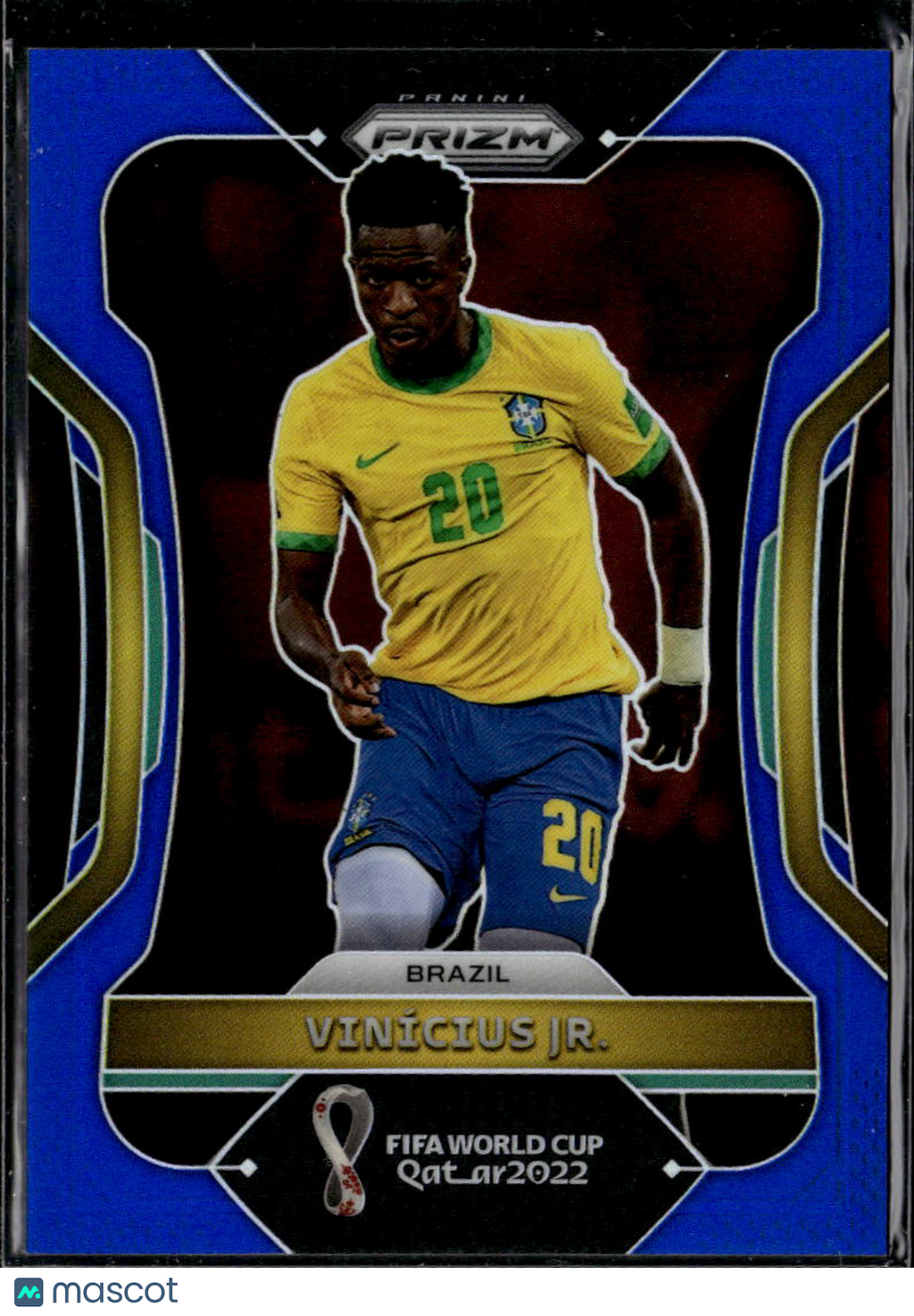 Vinícius Jr. 2022 Panini Prizm FIFA World Cup Qatar Blue 265/299 Brazil