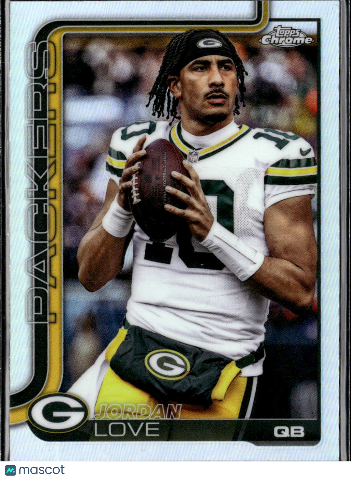 Jordan Love 2025 Topps Chrome Image Variation SSP Green Bay Packers