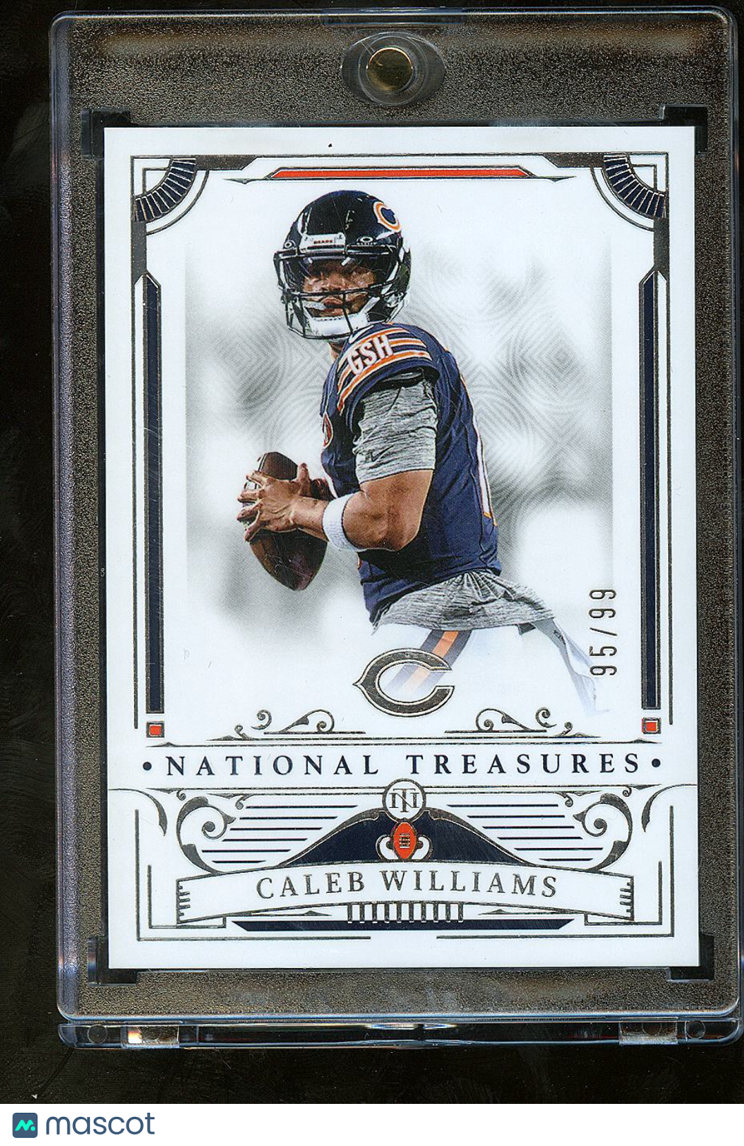Caleb Williams 2025 National Treasures Card 95/99 Chicago Bears