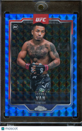 Joshua Van 2025 Topps Chrome UFC RC Rookie Blue X-Fractor 57/99 MMA