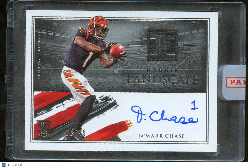 Ja'Marr Chase 2021 Impeccable On Card Auto Autograph RC 85/99 Bengals