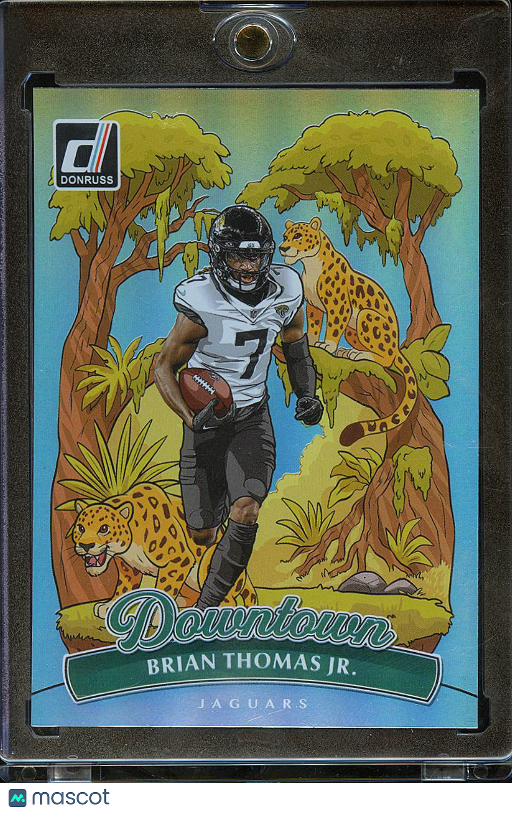 Brian Thomas Jr. 2025 Donruss DOWNTOWN SSP CASE HIT Jaguars