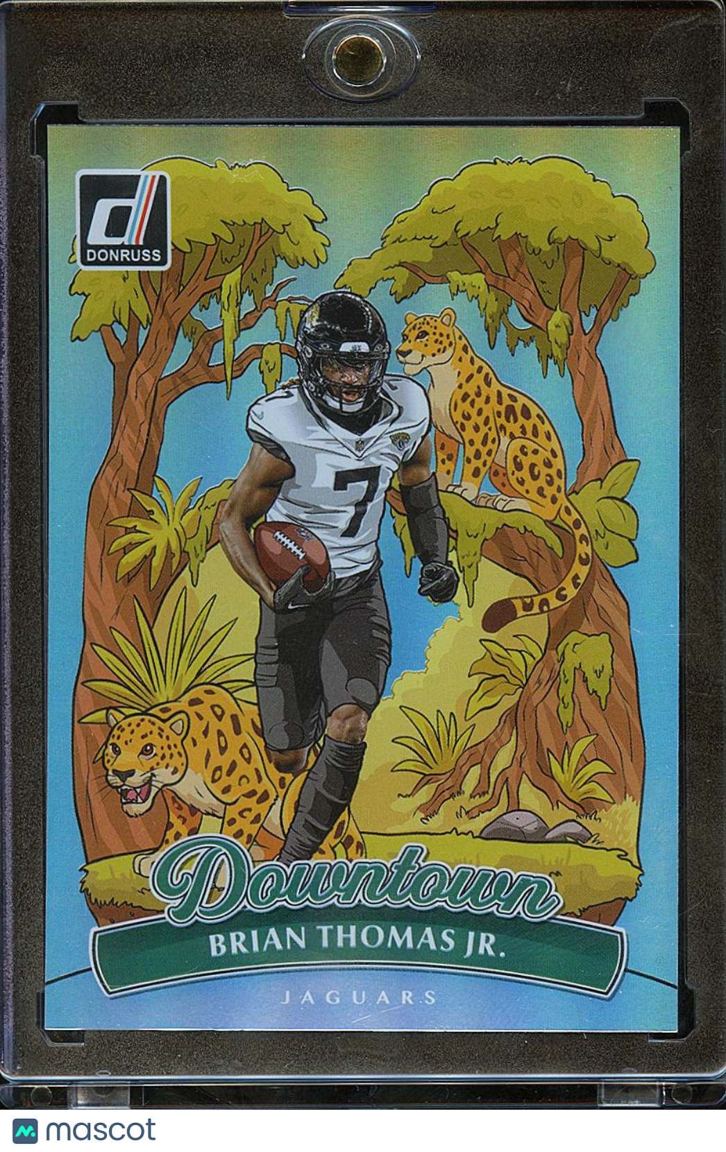 Brian Thomas Jr. 2025 Donruss DOWNTOWN SSP CASE HIT Jaguars