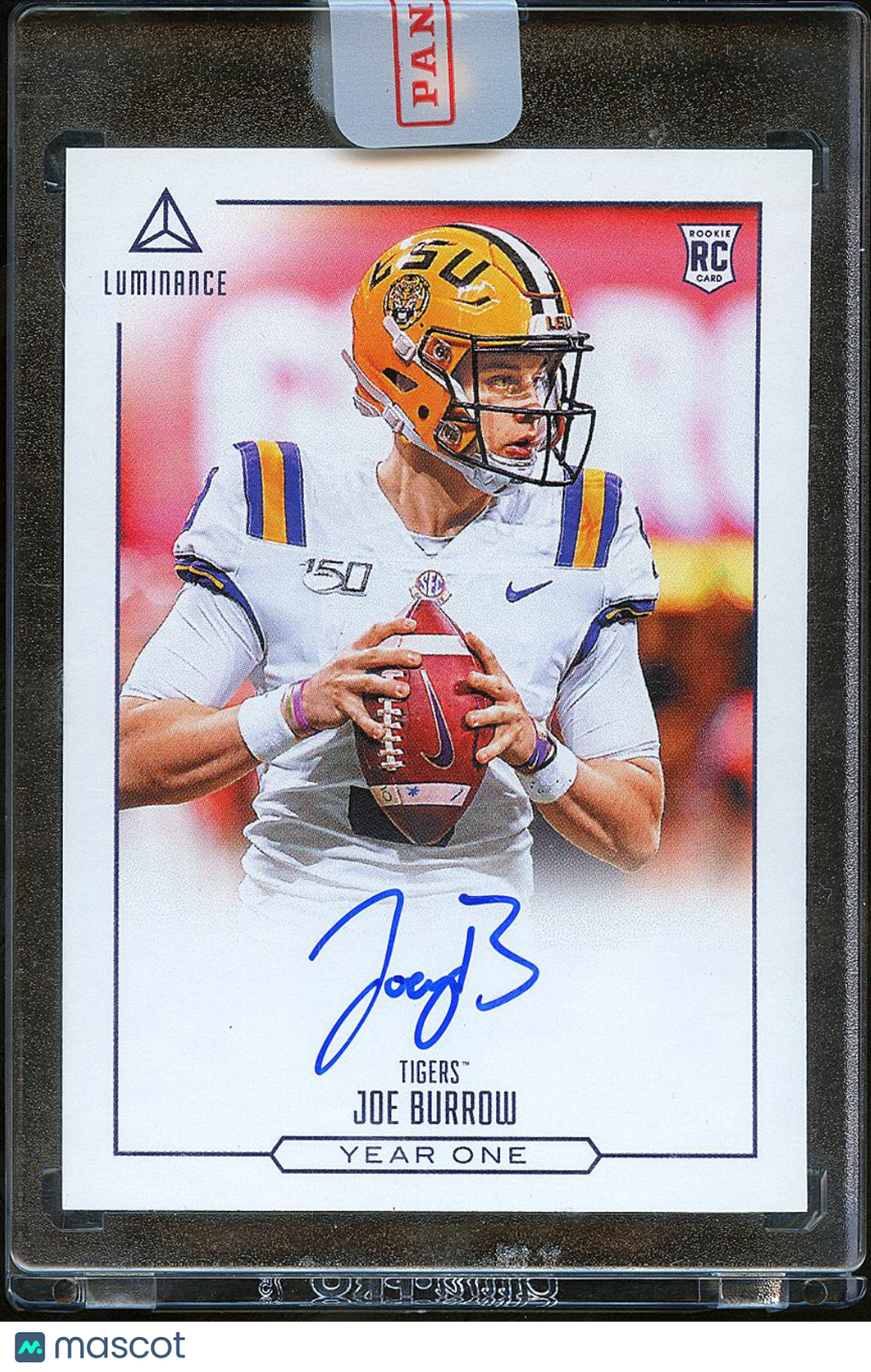 Joe Burrow 2020 Luminance Year One On Card Auto Autograph RC LSU Tigers Bengals