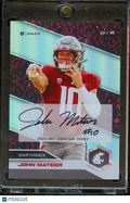 John Mateer 2024 ONIT On Card Auto Autograph RC 23/65 Washington State Sooners