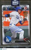 Gavin Lux 2016 Topps Archives Bowman Auto Autograph 12/46 Los Angeles Dodgers