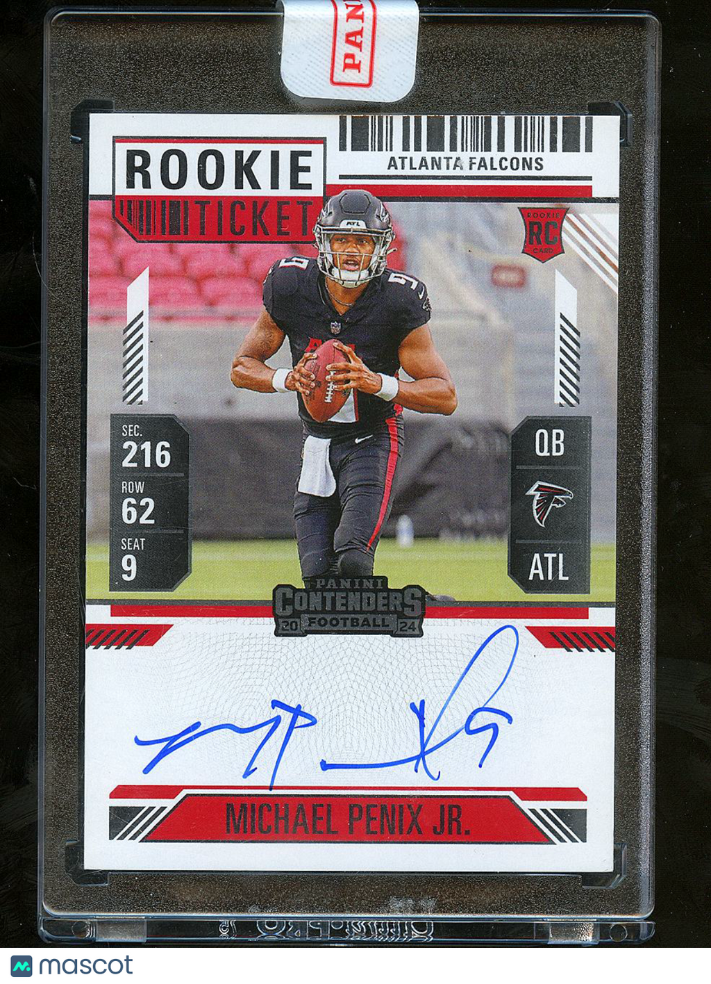Michael Penix Jr. 2025 Contenders On Card Auto Autograph RC Rookie Falcons