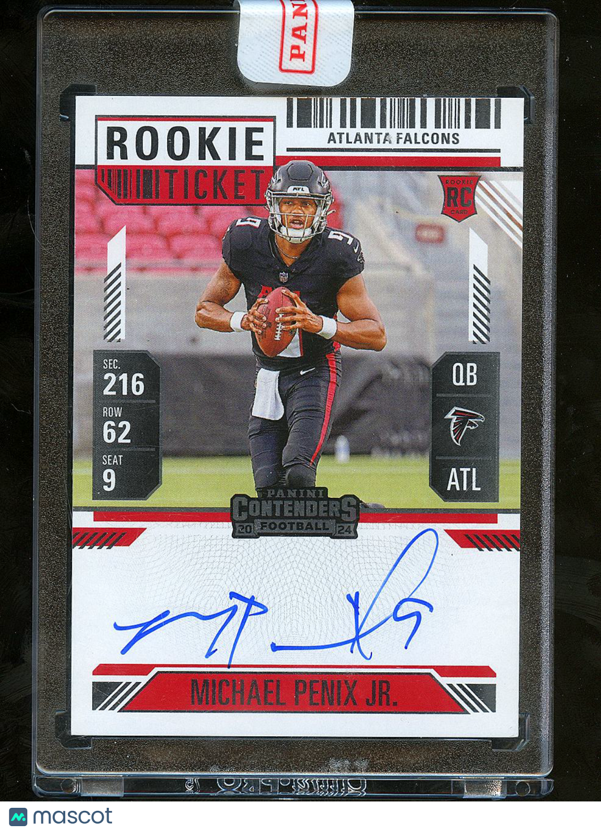 Michael Penix Jr. 2025 Contenders On Card Auto Autograph RC Rookie Falcons